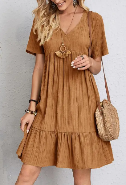 Crinkle Cake Maxi Dress