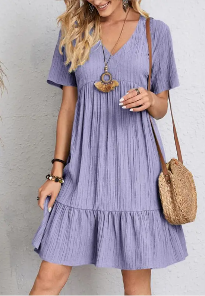 Crinkle Cake Maxi Dress
