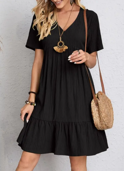 Crinkle Cake Maxi Dress